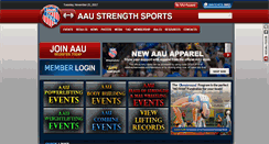 Desktop Screenshot of aaupowerlifting.org